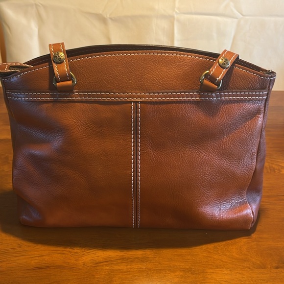 Patricia Nash Brown Leather Shoulder Bag Tote Purse Excellent condition Roomy - Picture 3 of 14